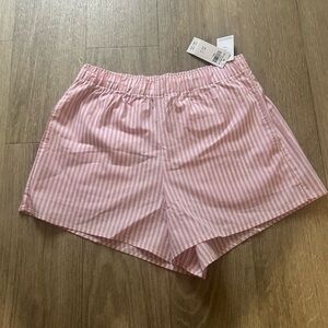 Hollister Pink Cotton Pajama Shorts NWT